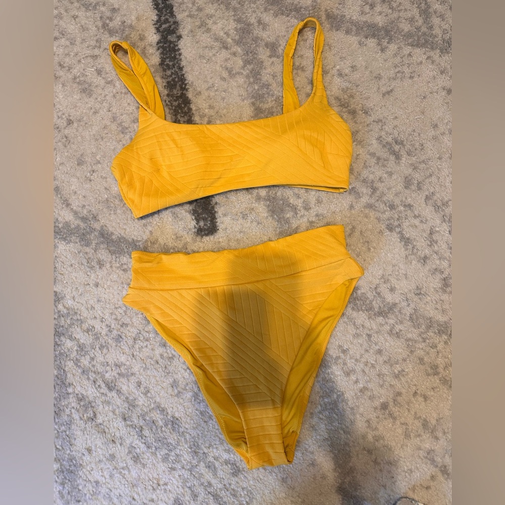 Aerie High Waisted Cheeky Bikini